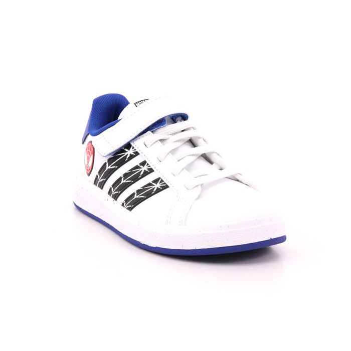 Scarpa Strappi + Elastico Adidas Bambino Bianco  Scarpe 1270 - IF0925