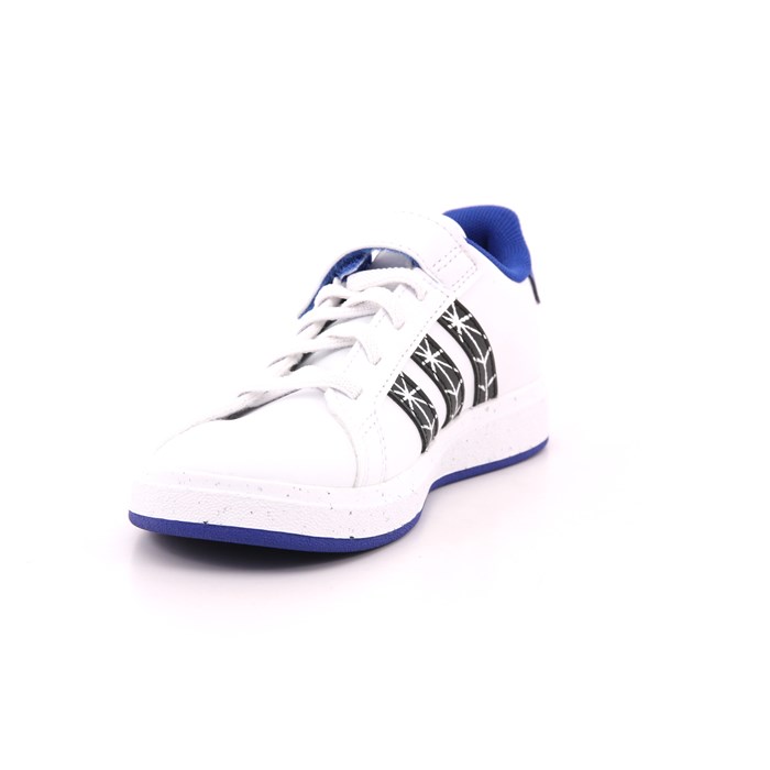 Scarpa Strappi + Elastico Adidas Bambino Bianco  Scarpe 1270 - IF0925