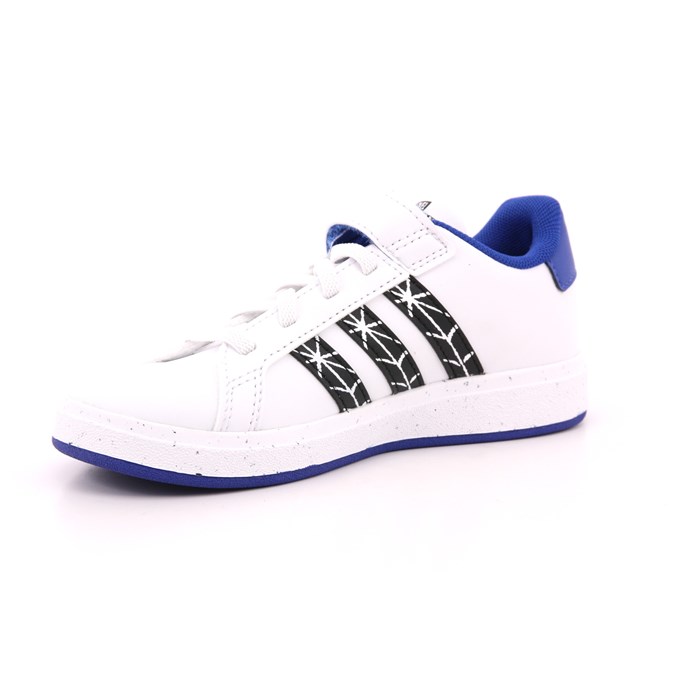 Scarpa Strappi + Elastico Adidas Bambino Bianco  Scarpe 1270 - IF0925