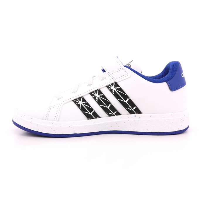 Scarpa Strappi + Elastico Adidas Bambino Bianco  Scarpe 1270 - IF0925