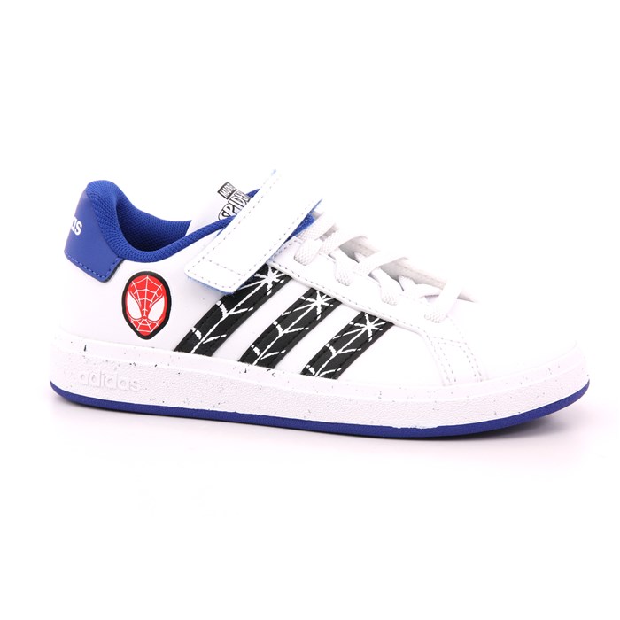 Scarpa Strappi + Elastico Adidas Bambino Bianco  Scarpe 1270 - IF0925