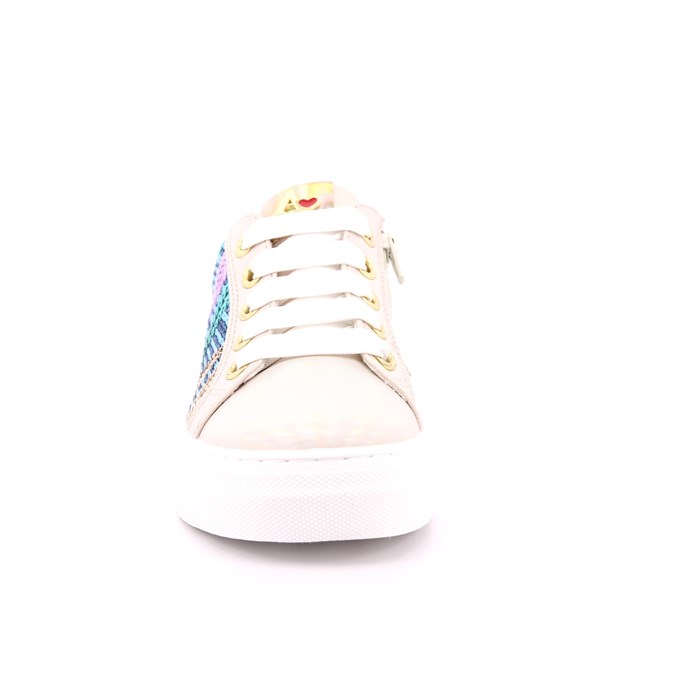 Scarpa Allacciata Asso Bambina Cipria  Scarpe 592 - AG16025B