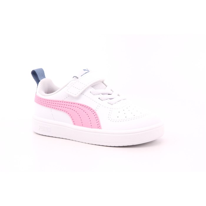 Scarpa Strappi + Elastico Puma Bambina Bianco  Scarpe 1308 - 38431428
