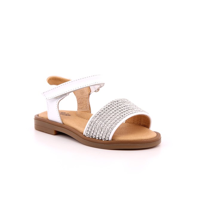 Sandalo Platis Bambina Bianco  Scarpe 45 - P3198