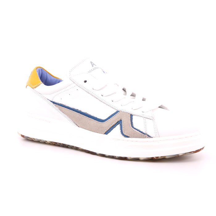 Scarpa Allacciata Accademia 72 Uomo Bianco  Scarpe 5 - AC-021C