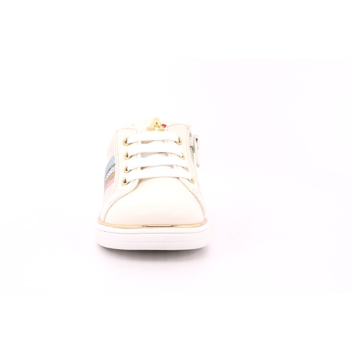 Scarpa Allacciata Asso Bambina Beige  Scarpe 594 - AG-16151