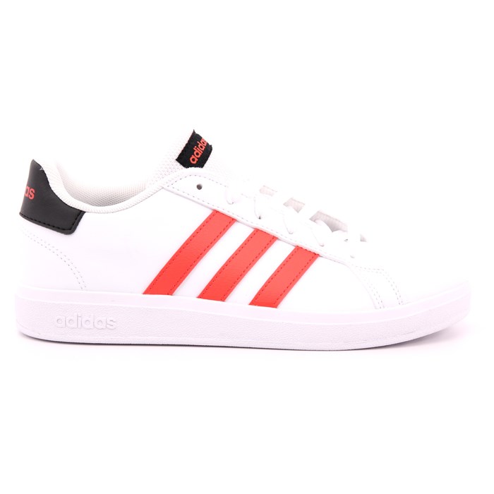 Scarpa Allacciata Adidas Bambino Bianco  Scarpe 1287 - IG4828