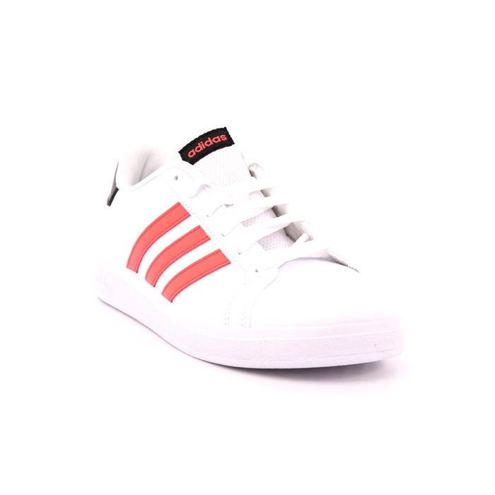 Scarpa Allacciata Adidas Bambino Bianco  Scarpe 1287 - IG4828