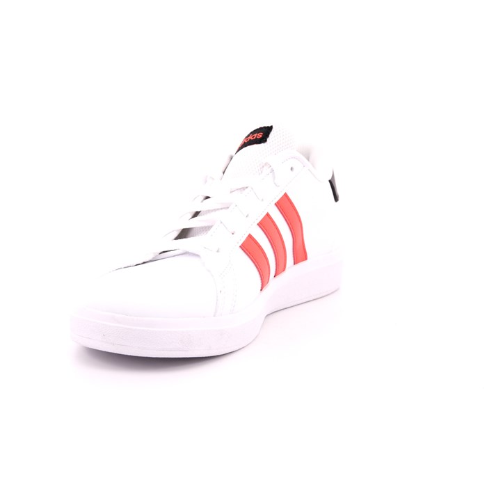 Scarpa Allacciata Adidas Bambino Bianco  Scarpe 1287 - IG4828