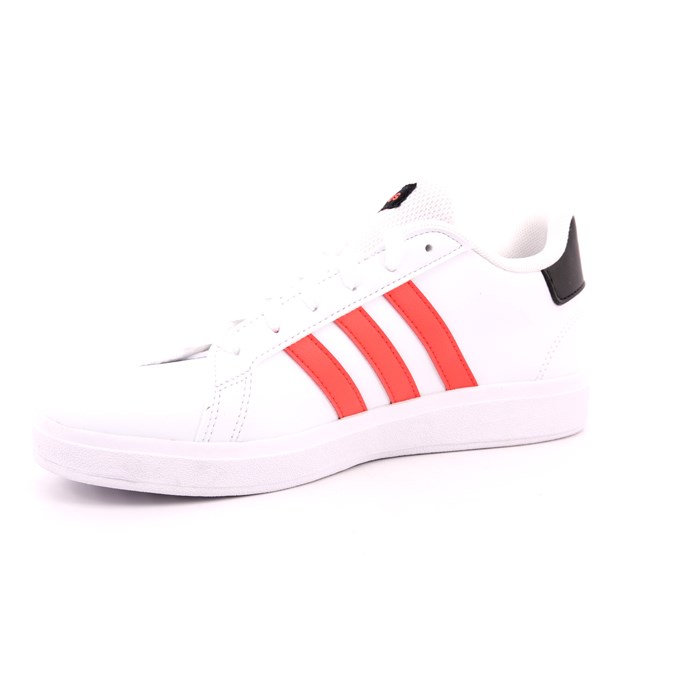 Scarpa Allacciata Adidas Bambino Bianco  Scarpe 1287 - IG4828