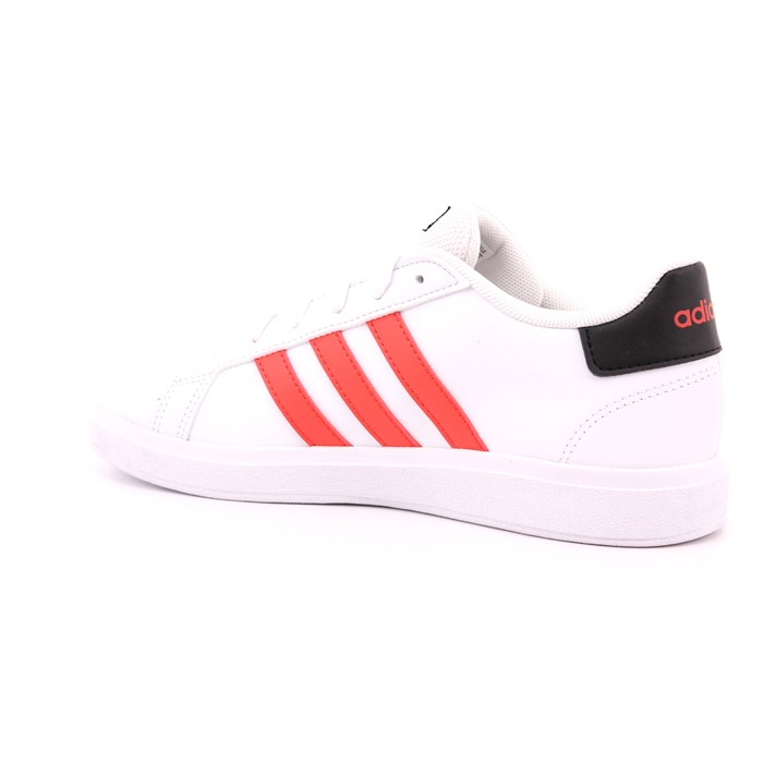 Scarpa Allacciata Adidas Bambino Bianco  Scarpe 1287 - IG4828