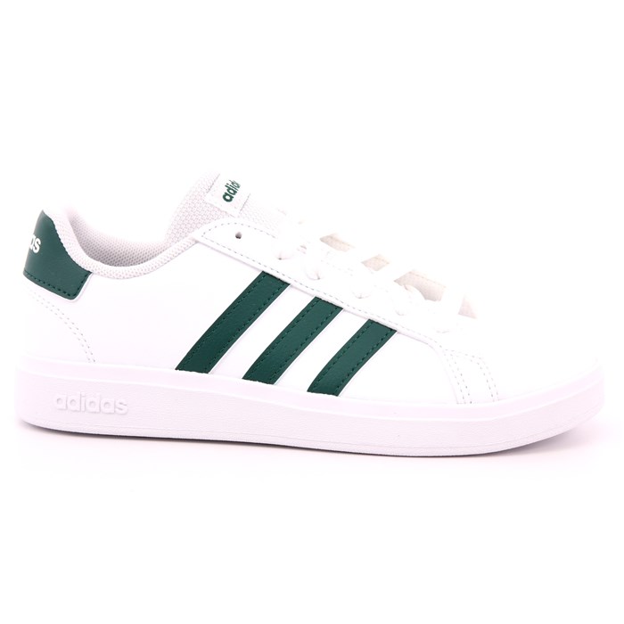 Scarpa Allacciata Adidas Bambino Bianco  Scarpe 1291 - IG4830