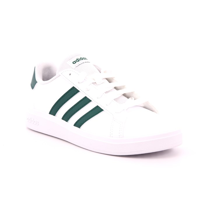 Scarpa Allacciata Adidas Bambino Bianco  Scarpe 1291 - IG4830