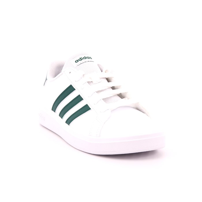 Scarpa Allacciata Adidas Bambino Bianco  Scarpe 1291 - IG4830