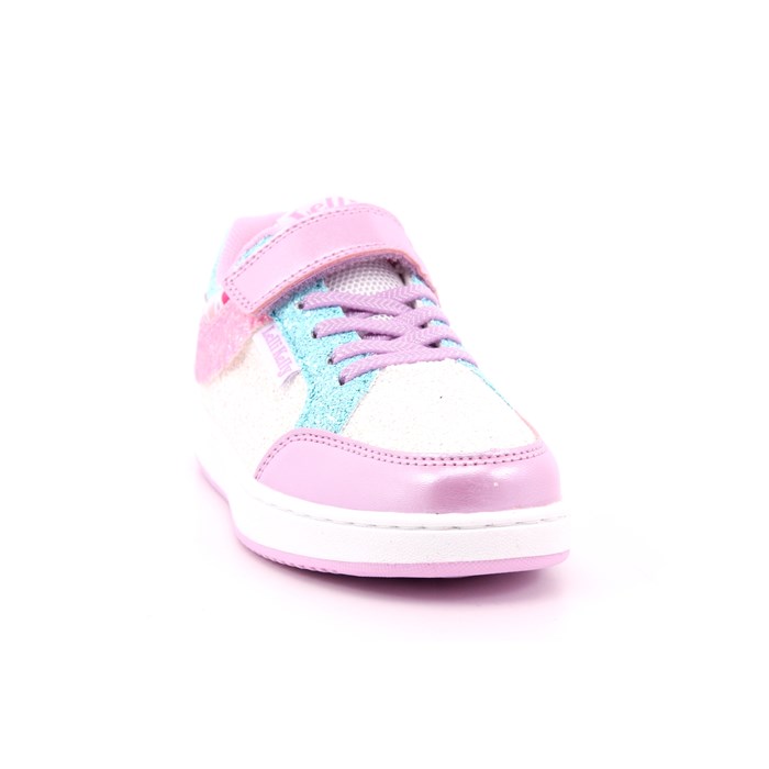 Scarpa Strappi + Elastico Lelli Kelly Bambina Bianco/rosa  Scarpe 464 - LKAA8090