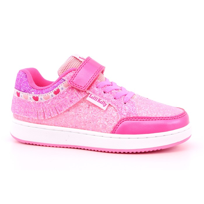 Scarpa Strappi + Elastico Lelli Kelly Bambina Rosa  Scarpe 465 - LKAA8090