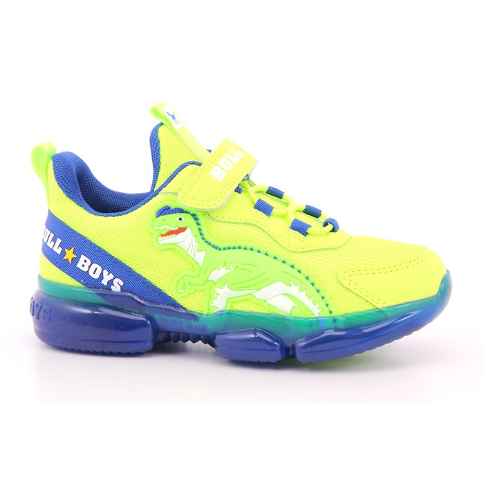 Scarpa Strappi + Elastico Bull Boys Bambino Giallo  Scarpe 38 - DNAL4502