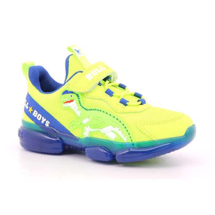 Scarpa Strappi + Elastico Bull Boys Bambino Giallo  Scarpe 38 - DNAL4502