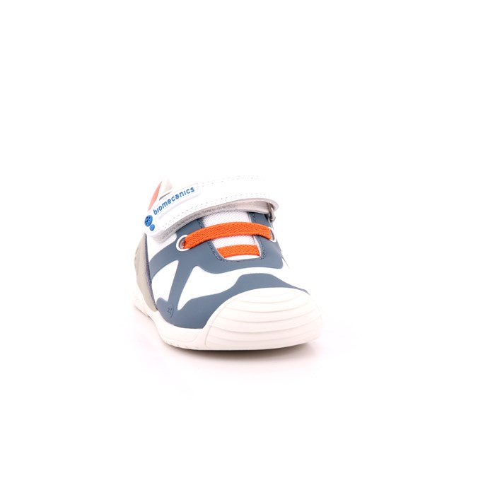 Scarpa Strappi + Elastico Biomecanics Bambino Bianco  Scarpe 189 - 242151-A