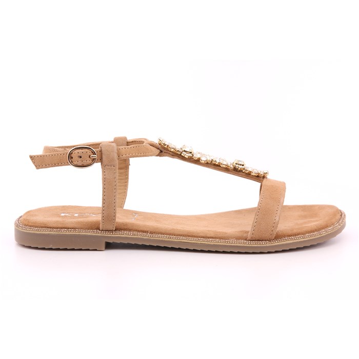 Sandalo Keys Donna Beige  Scarpe 179 - K-9490C