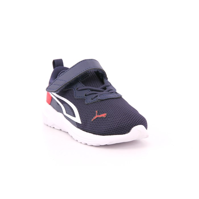 Scarpa Strappi + Elastico Puma Bambino Blu  Scarpe 1340 - 387388-07