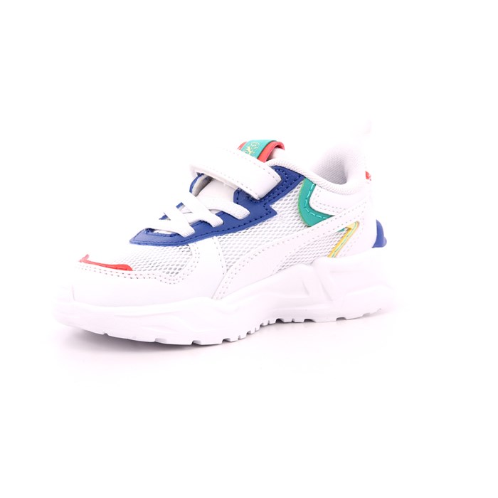 Scarpa Strappi + Elastico Puma Bambino Bianco  Scarpe 1346 - 395465-01