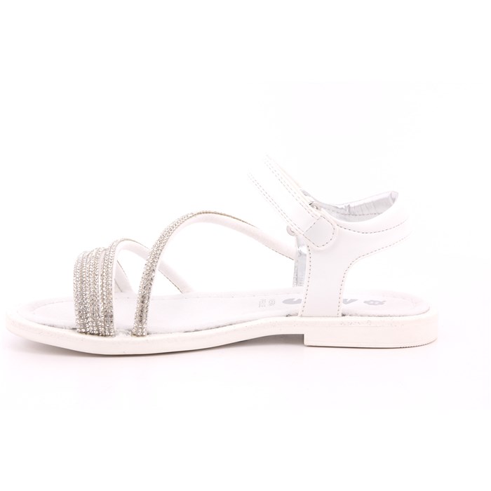 Sandalo Asso Bambina Bianco  Scarpe 595 - AG16275B