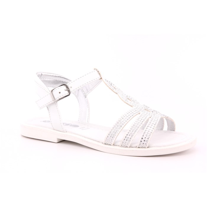 Sandalo Asso Bambina Bianco  Scarpe 597 - AG16274B