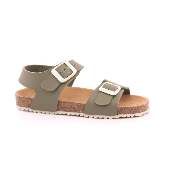 Sandalo Garvalin Bambino Verde Militare  Scarpe 124 - 242469-A