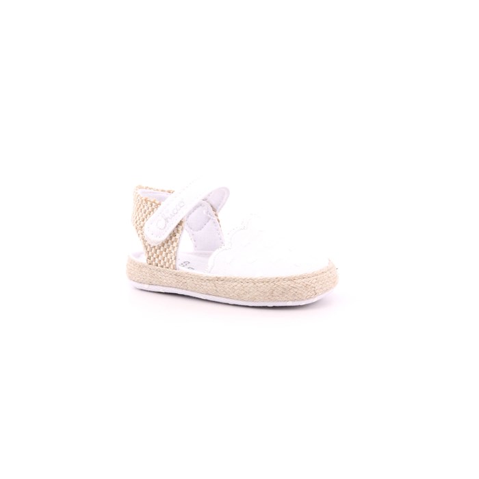 Scarpina Culla Chicco Bambino Bianco  Scarpe 741 - 071042