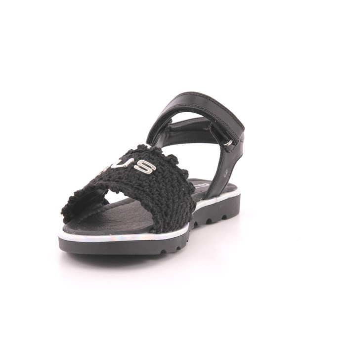 Sandalo Paciotti 4us Bambina Nero  Scarpe 51 - 42832C