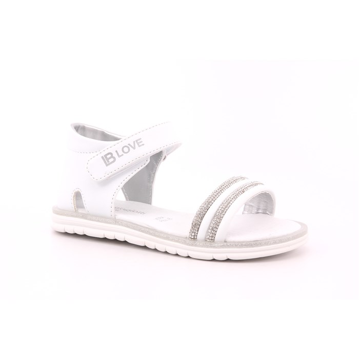 Sandalo Laura Biagiotti Bambina Bianco  Scarpe 140 - 9101A