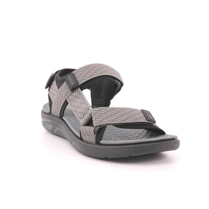 Sandalo Grunland Uomo Nero  Scarpe 624 - SA2617