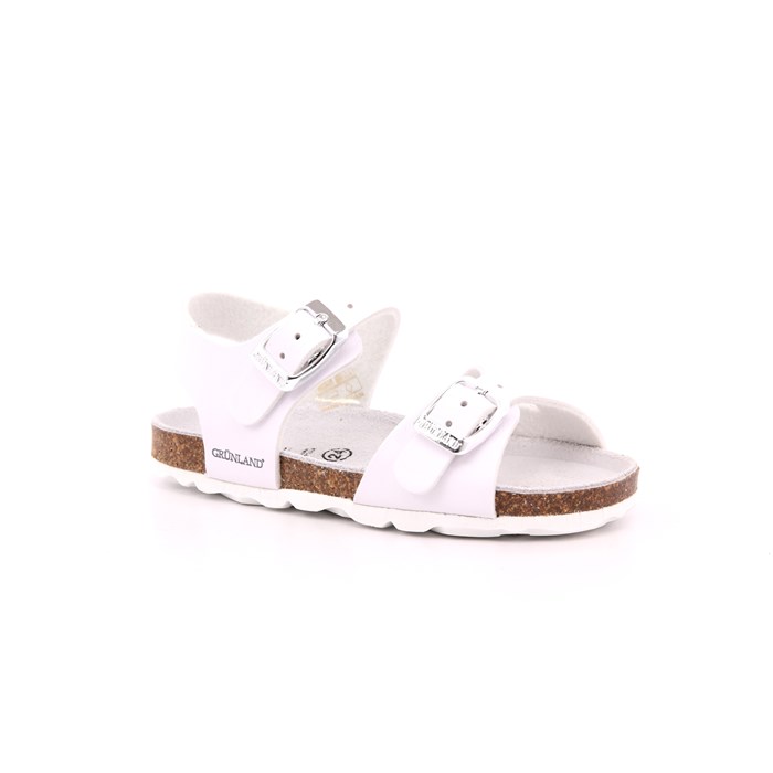 Sandalo Grunland Bambino Bianco  Scarpe 664 - SB0027