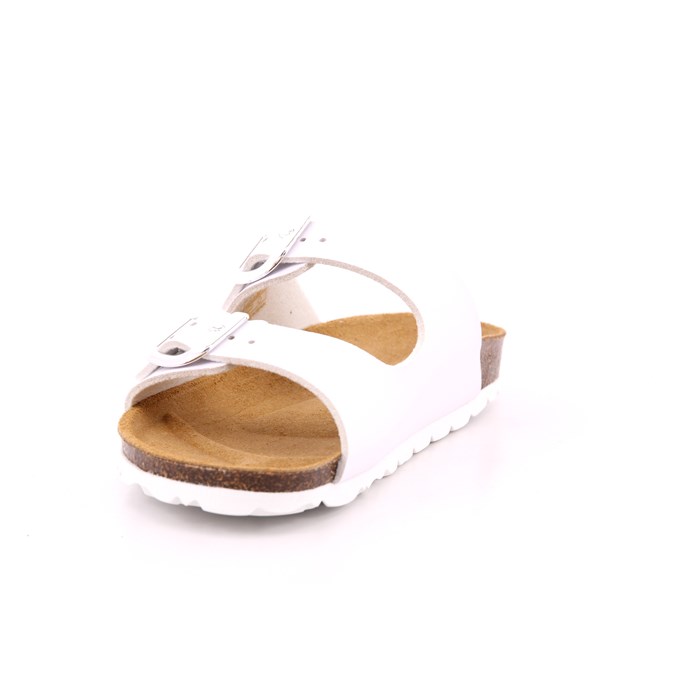 Ciabatte Grunland Bambina Bianco  Scarpe 671 - CB3090