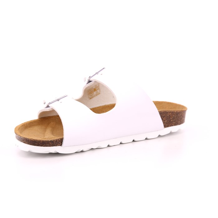 Ciabatte Grunland Bambina Bianco  Scarpe 671 - CB3090