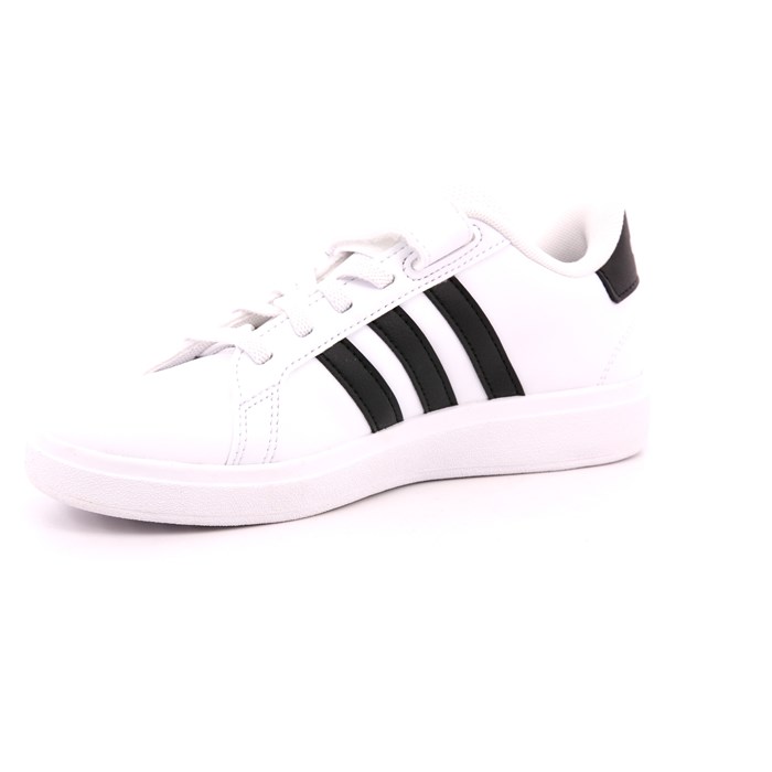 Scarpa Strappi + Elastico Adidas Bambino Bianco  Scarpe 1366 - IH5529
