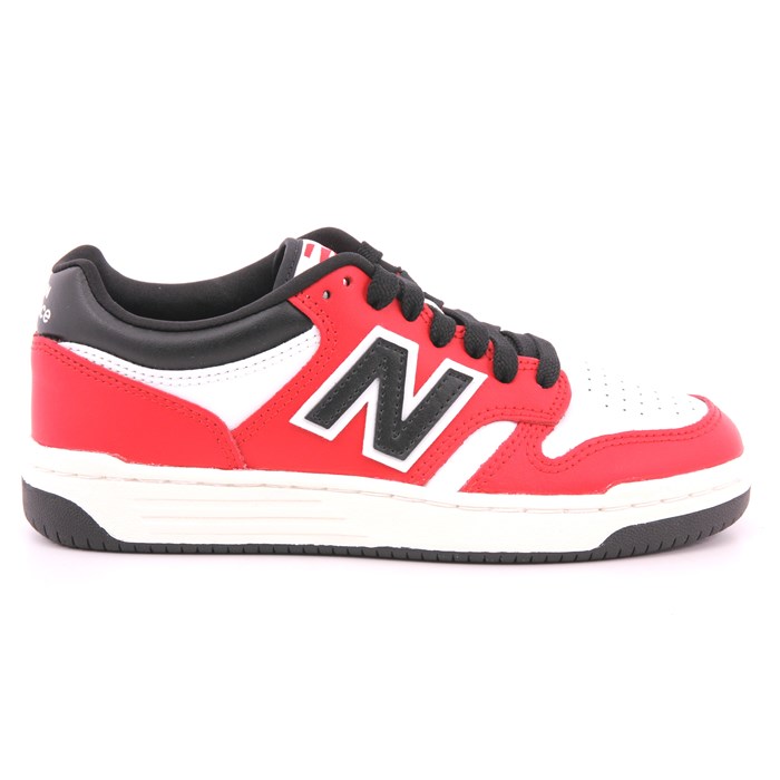 Scarpa Allacciata New Balance Bambino Bianco/rosso Scarpa Allacciata New Balance Bambino Bianco/rosso Scarpe 386 - GSB480TT