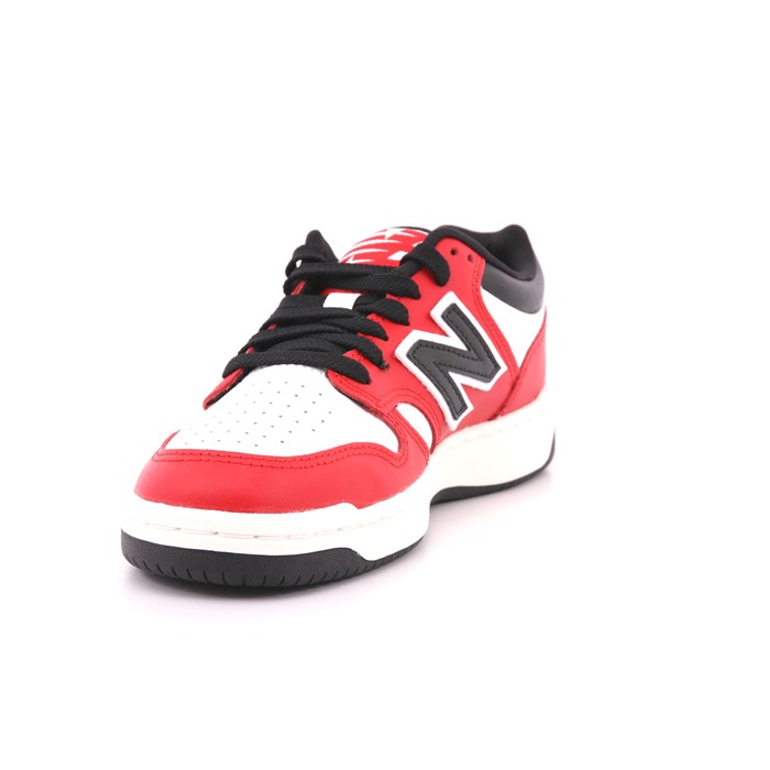 Scarpa Allacciata New Balance Bambino Bianco/rosso  Scarpe 386 - GSB480TT