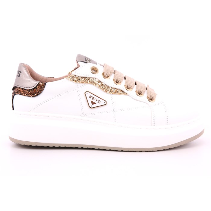 Scarpa Allacciata Keys Donna Bianco Scarpa Allacciata Keys Donna Bianco Scarpe 188 - K-9800B