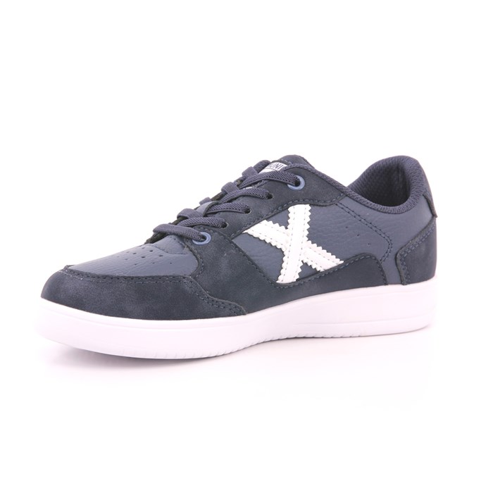 Scarpa Allacciata Munich Bambino Blu  Scarpe 189 - 8022007