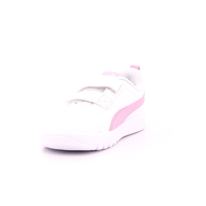 Scarpa Strappi + Elastico Puma Bambina Bianco  Scarpe 1367 - 31025209