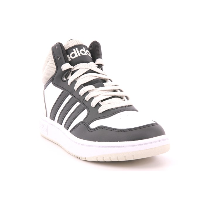 Scarpa Allacciata Adidas Bambino Bianco/nero  Scarpe 1375 - IH7893