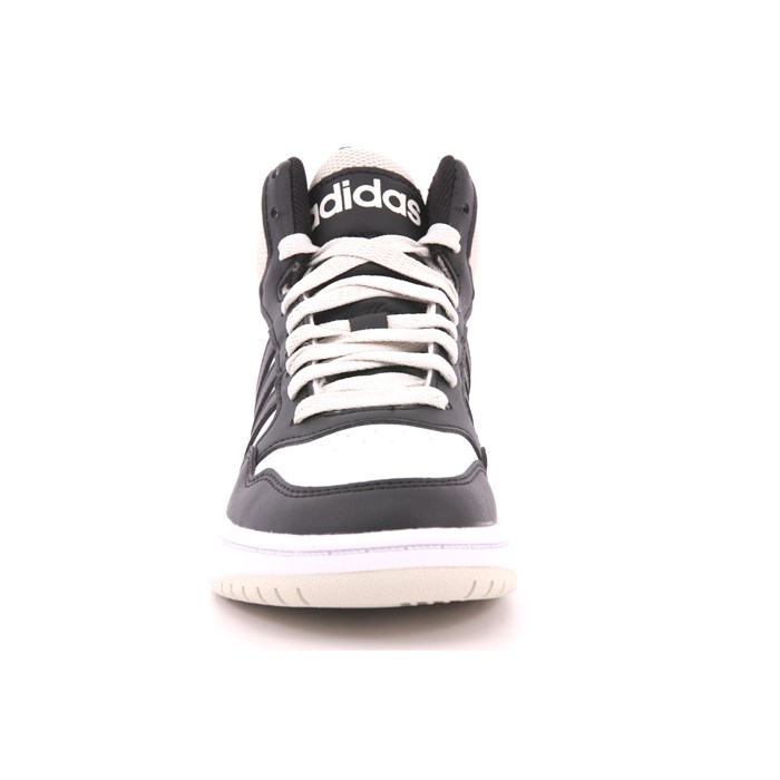 Scarpa Allacciata Adidas Bambino Bianco/nero  Scarpe 1375 - IH7893