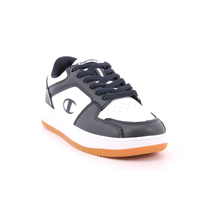 Scarpa Allacciata Champion Bambino Bianco / Blu  Scarpe 1146 - S32415