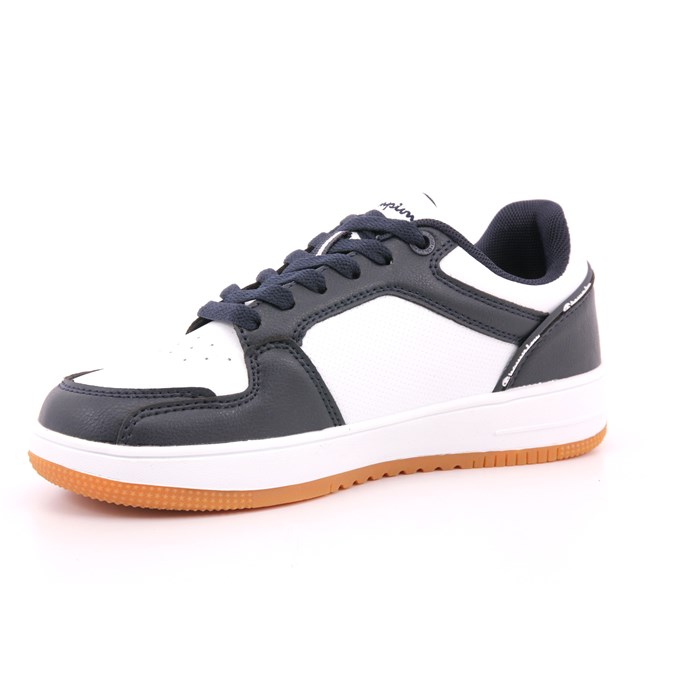 Scarpa Allacciata Champion Bambino Bianco / Blu  Scarpe 1146 - S32415
