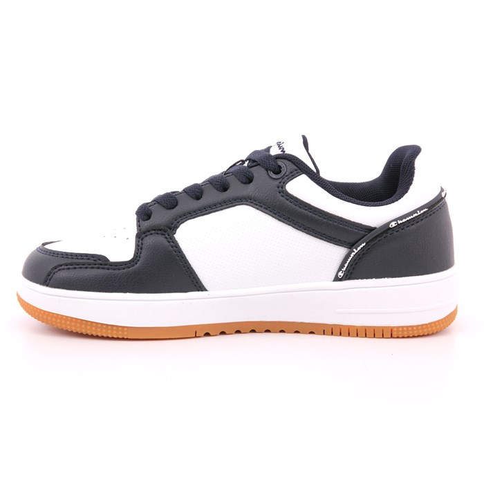 Scarpa Allacciata Champion Bambino Bianco / Blu  Scarpe 1146 - S32415