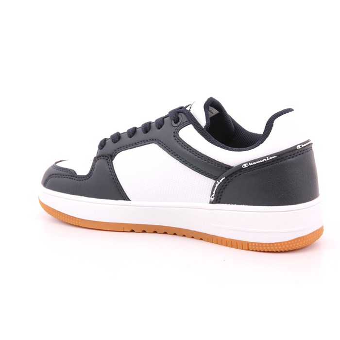 Scarpa Allacciata Champion Bambino Bianco / Blu  Scarpe 1146 - S32415