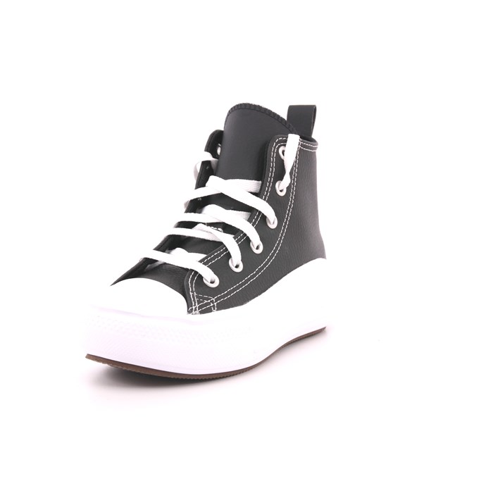 Scarpa Allacciata Converse Bambina Nero  Scarpe 598 - A02067C