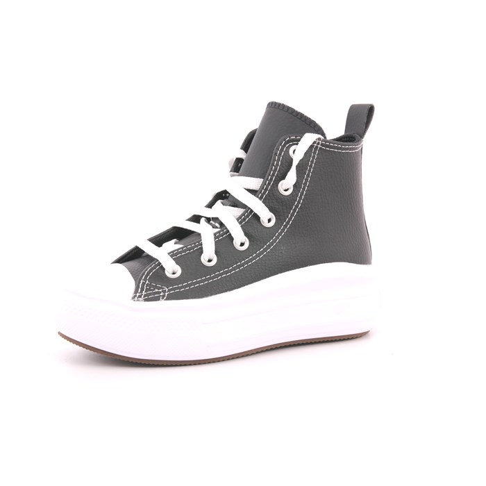 Scarpa Allacciata Converse Bambina Nero  Scarpe 598 - A02067C